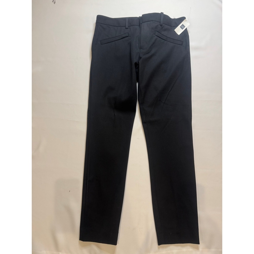 Authentic Gap Dress Pants Women 8 Regular Black NWT Straight Leg Professional